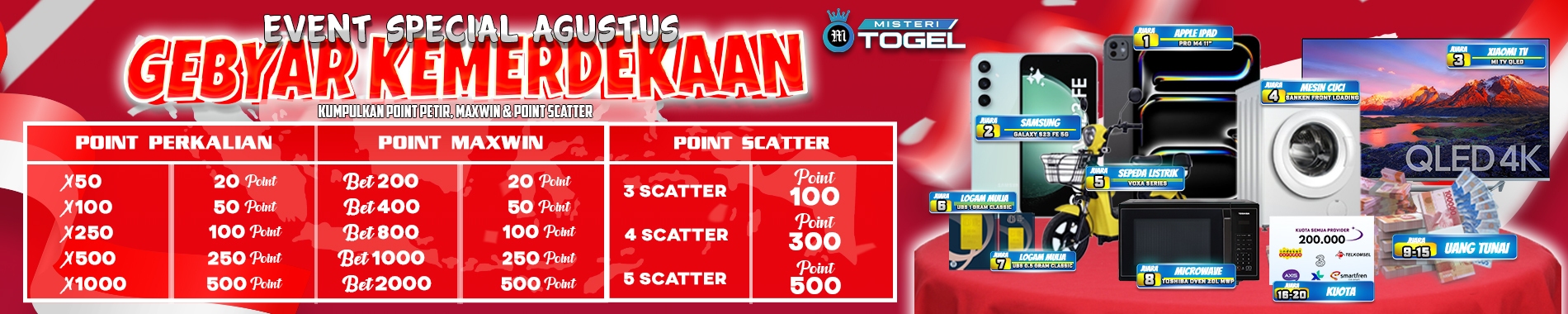 EVENT SPECIAL AGUSTUS
